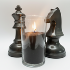 Florida Sand Candle Wax - Black Color Sand Wax in vase